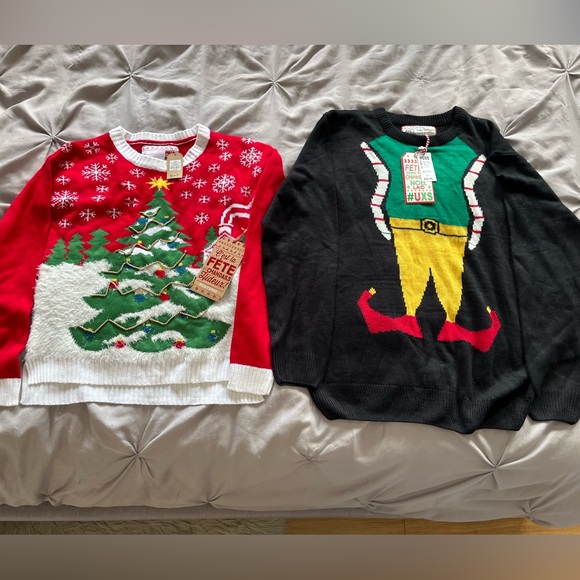 His and Hers Ugly Christmas sweaters - Picture 2 of 4